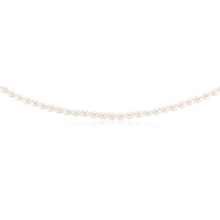 Load image into Gallery viewer, White 6-7mm Freshwater Pearl 45cm Necklace with Sterling Silver Clasp