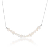 Sterling Silver White Freshwater Pearl Necklet