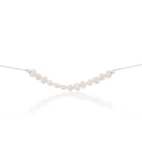 Sterling Silver White Freshwater Pearl Necklet