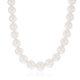 14-17mm White South Sea Graduated Strand with 9ct White Gold Clasp