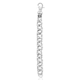 Forte Stainless SteelSkull Links Fancy Bracelet