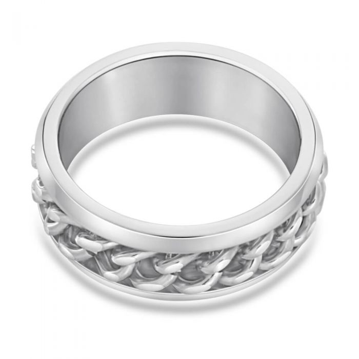 Forte Stainless Chain Link Steel Ring