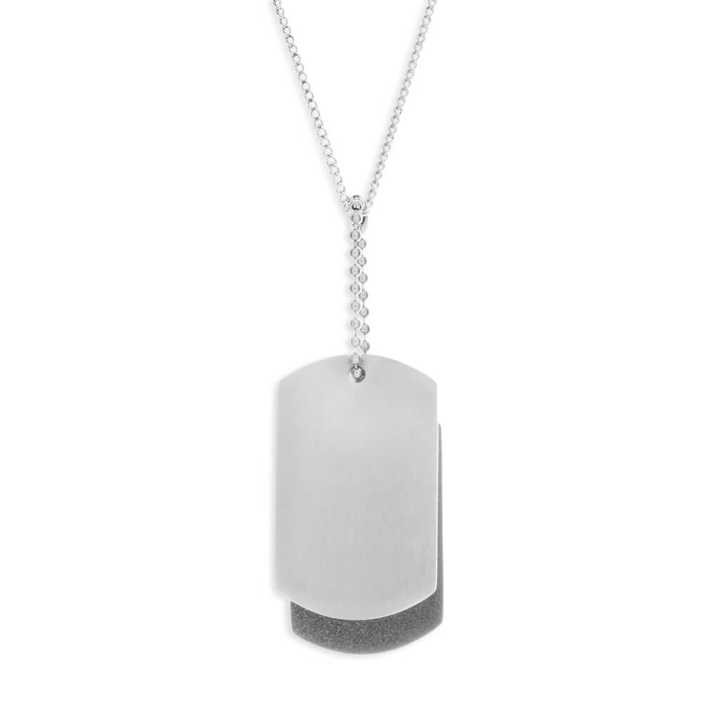 Forte Stainless Steel Double Dog Tag Pendant
