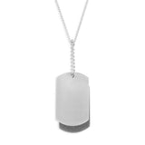 Forte Stainless Steel Double Dog Tag Pendant