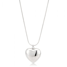 Load image into Gallery viewer, Stainless Steel Large Heart Pendant with 80cm Stainless Steel Chain