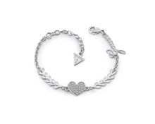 Load image into Gallery viewer, GUESS Silver Plated Hearts and Arrows Bracelet