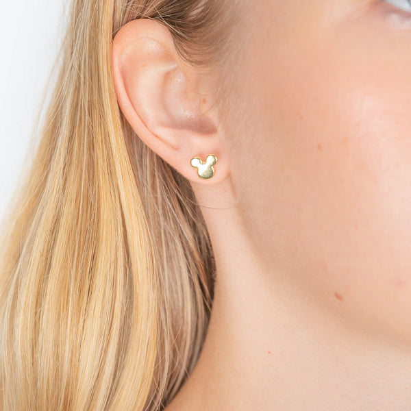 DISNEY Mickey Mouse Stud Earrings Grahams Jewellers