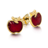 Couture Kingdom Disney Snow White Red Apple Stud Earrings