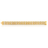 Stainless Steel Gold Plated Link Bracelet