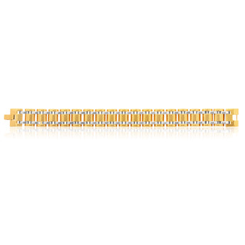 Stainless Steel Gold Plated Link Bracelet