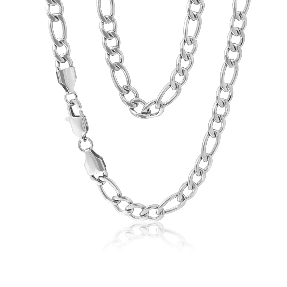 Stainless Steel Figaro 1:3 Chain