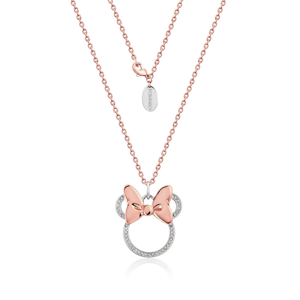 Minnie mouse gold necklace deals