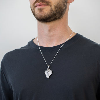 Stainless Steel Cobra Snake Pendant