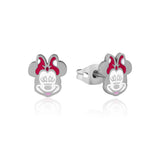 Couture Kingdom Disney Stainless Steel 11mm Animated Minnie Mouse Stud Earrings