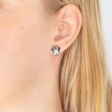 Couture Kingdom Disney Stainless Steel 11mm Animated Minnie Mouse Stud Earrings
