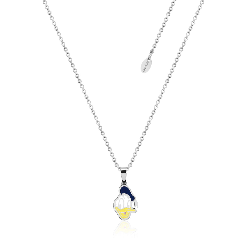 DISNEY Stainless Steel 47cm Animated Donald Duck Pendant on Chain