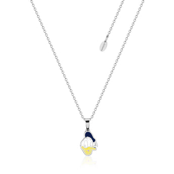 DISNEY Stainless Steel 47cm Animated Donald Duck Pendant on Chain