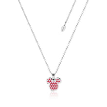 Load image into Gallery viewer, DISNEY Stainless Steel 47cm Minnie Mouse Pink Heart Pendant on Chain