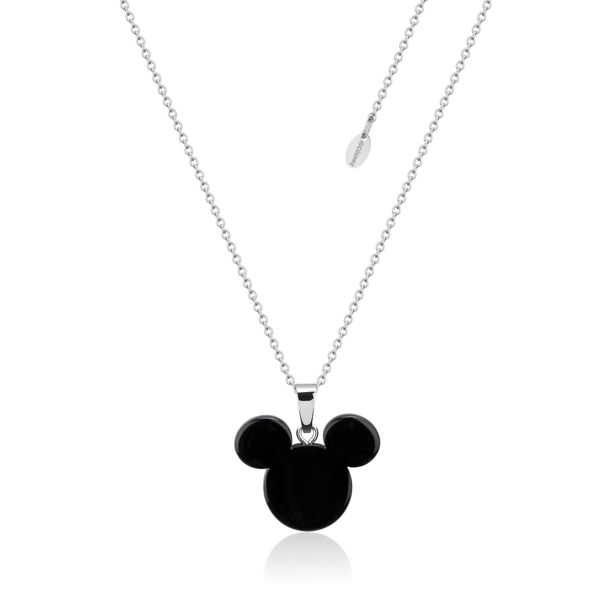 Mickey mouse gold necklace discount