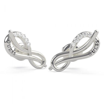 GUESS Pave Infinity Stud Earrings SST