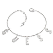 Load image into Gallery viewer, GUESS Pave Letter Charm Bracelet SST