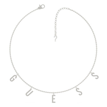GUESS 15-17" Letters Charm Chain SST