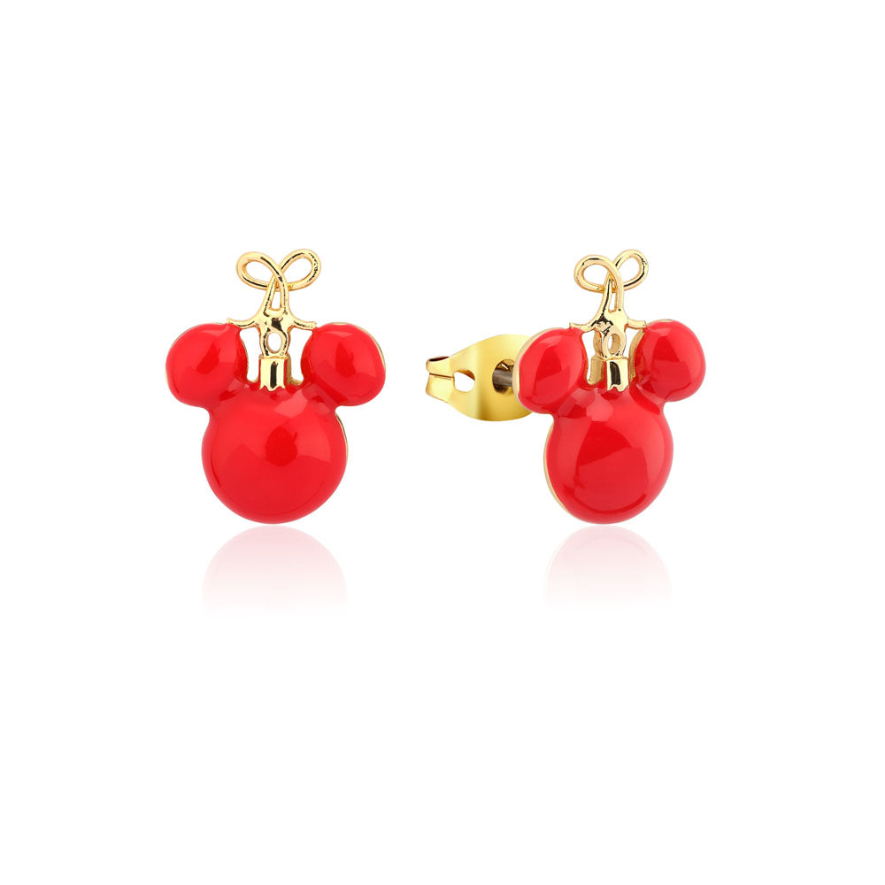 14k gold on sale mickey mouse earrings