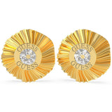 GUESS Gold Plated Stainless Steel 19mm Crystal Stud Earrings