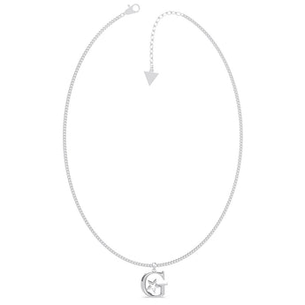 GUESS Gold Plated Stainless Steel 16-18" G Logo & Star Chain