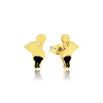 Couture Kingdom Disney Gold Plated Winnie The Pooh Honey Drip 15mm Stud Earrings