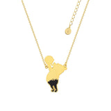 Couture Kingdom Disney Gold Plated Winnie The Pooh Honey Drip Pendant On 45+7cm Chain