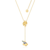 Couture Kingdom Disney Fantasia Gold Plated Sorcerer's Apprentice Mickey Lariat Pendant on Chain