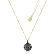 Load image into Gallery viewer, Disney Star Wars Gold Plated Death Star Pendant On 45+7cm Chain