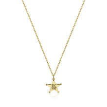 Load image into Gallery viewer, Disney Pixar Toy Story Gold Plated Sheriff Woody Pendant On Chain