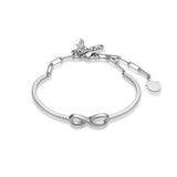 Disney Pixar Toy Story White Gold Plated Buzz Lightyear To Infinity & Beyond Bracelet