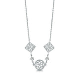 Guess Stainless Steel 15-17" Single Chain Peony Chain