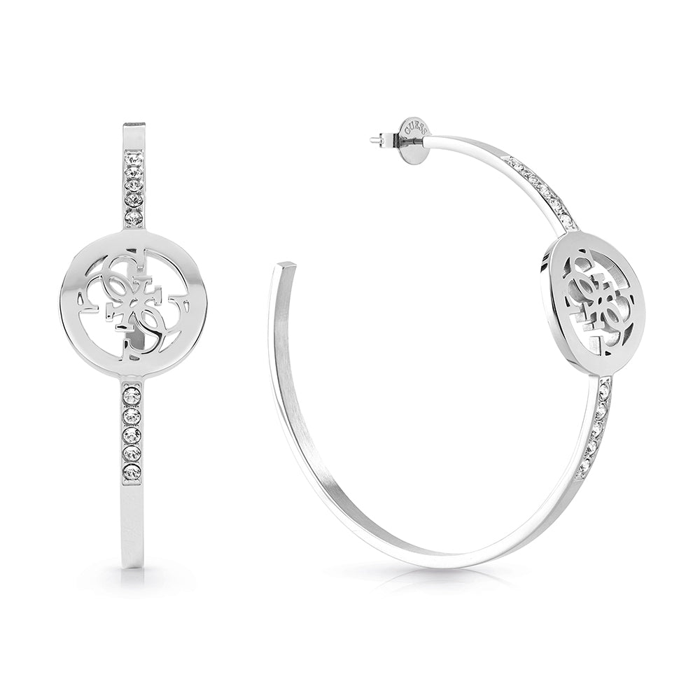 Guess hoop earrings hot sale