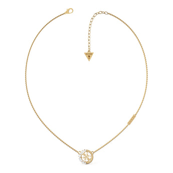Guess Gold Plated Stainless Steel 16-18" Tiny Chain 16mm 4G Chain