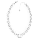 Guess Stainless Steel 16-18" Chain & 26mm G Logo Chain
