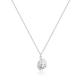 Couture Kingdom Disney Princess White Gold Plated Moana Conche Pendant On 45cm Chain
