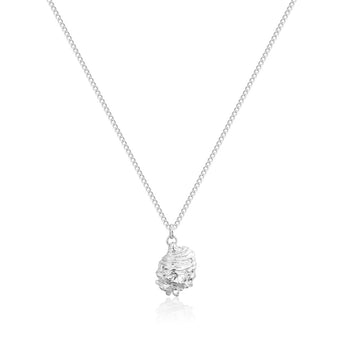 Couture Kingdom Disney Princess White Gold Plated Moana Conche Pendant On 45cm Chain