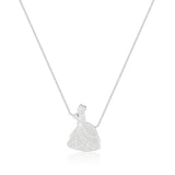 Couture Kingdom Disney Princess And The Frog Rhodium Plated Tiana Pendant On 40cm Chain