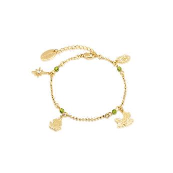 Couture Kingdom Disney Princess And The Frog Gold Plated Charm 16+3cm Bracelet