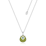 Couture Kingdom Disney Monster Inc Silver Plated Mike Wazowski Pendant on 40+7cm Chain