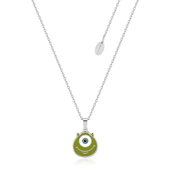 Couture Kingdom Disney Monster Inc Silver Plated Mike Wazowski Pendant on 40+7cm Chain