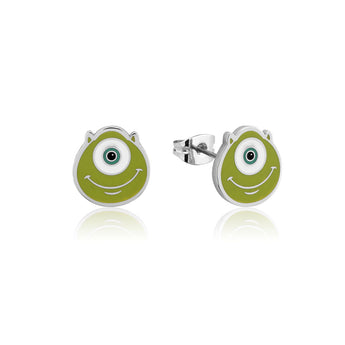 Couture Kingdom Disney Monster Inc Stainless Steel  Mike Wazowski Stud Earrings