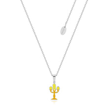 Load image into Gallery viewer, Disney Stainless Steel Beauty And The Beast Lumiere Pendant on 40+7cm Chain