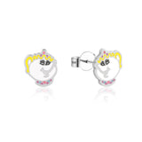Couture Kingdom Disney Stainless Steel Beauty And The Beast Mrs Potts Stud Earrings