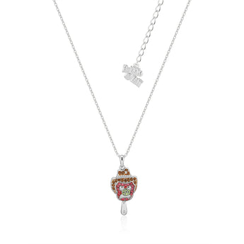 Streets Bubble O'Bill  White Gold Plated Crystal Pendant on 45+7cm Chain