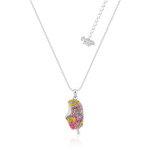 Load image into Gallery viewer, Streets Paddle Pop White Gold Plated Rainbow Crystal Pendant On 45+7cm Chain